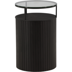 VD48000011 Sidobord Bovall Svart Ø37cm