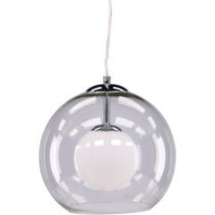 VD17006000 Taklampa Roche Glas