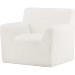 VD47000220 Loungfåtölj Rossö Vit Fleece