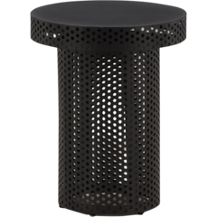 VD56000088 Sidobord Bearsden Svart Ø40cm