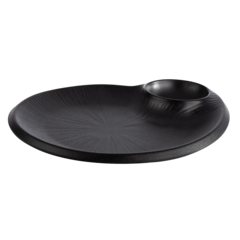 PA85074 APS Nero Melamine Plate
