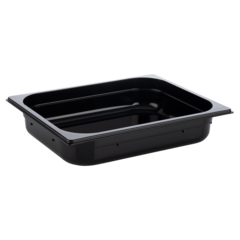 A1017 Plastkantin APS Svart GN 1/2