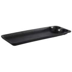 PA85097 Fat APS Nero Melamin Svart 41x15cm