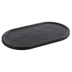PA85099 Fat APS Slate Melamin Svart 28x15,5cm