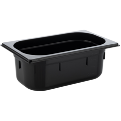 A1019 Plastkantin APS Svart GN 1/4