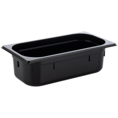 A1018 Plastkantin APS Svart GN 1/3