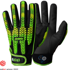 GB1154999W Varmfodrade slagskyddshandskar med skärskydd Granberg EX 499