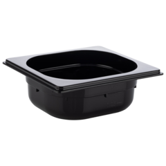 A1020 Plastkantin APS Svart GN 1/6