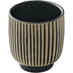 701545191000628 Kopp Svart/Vit Nara 10cl