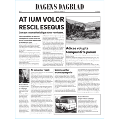 203040 Wrapping Paper Newspaper 30x40cm