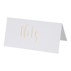HIS70663 Hisab Placeringskort 10cm Vit
