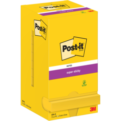 6541276 Post-It Ultra Yellow Notes 76x76mm