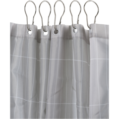 ZD330535 Duschdraperikrokar Zone Silver