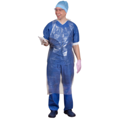 ONE222158 Engångsförkläde Plast Selefa Bosco 80x125cm