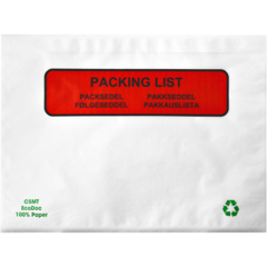 T221204 Packsedelskuvert EcoDoc C5 med tryck
