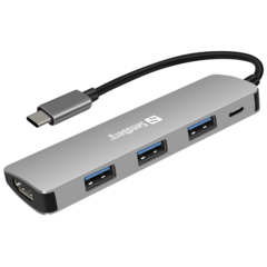 13632 Dockningsstation USB-C Sandberg 5 Portar