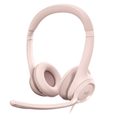 981001281 Headset Logitech Pc H390 Over-Ear USB Rosa
