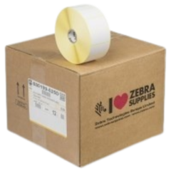 880199025D Zebra Label Roll, Paper, 25x51