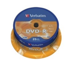 43522 Dvd-R 16X 4,7Gb Spindle (25)
