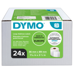 S0722390 Label Addressing 36X89 Perm Wh