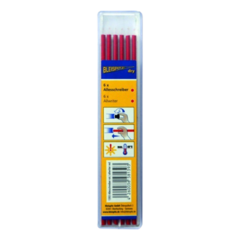 SIS13931 Bleispitz Lösa Stift till Dry Profi Krita Röd 6st