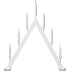 ST21457 Ljusstake Star Trading Vind Vit 7 ljus