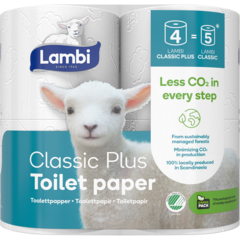 15477311 Toalettpapper Lambi Classic Plus 3-lag 28rl/bal