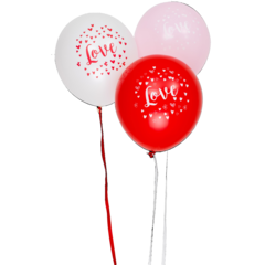 HED202251 Ballong Love 30cm 6-pack