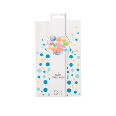 HED202354 Godispåse Blå prickar 120x200mm