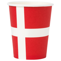 HED202466 Danish Flag Paper Cups