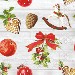 AM91346 Advent 3-Ply Napkin 33x33 cm
