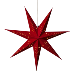 GK5951550 Pappersstjärna Sammet 78cm