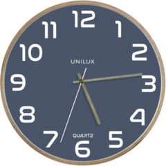 HA400165097 Väggklocka Balti Ø30,5 Grå Trä