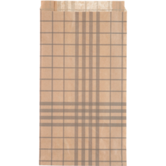 333710 Brödpåse 1,5kg 160/60x300mm Rutmönster