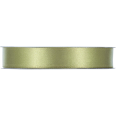 1474MX23 Satinbånd Dobbelt Sidet Olivengrøn 15mm x 50m