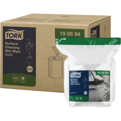 157190694 Våtdukar för ytrengöring Refill Tork W15