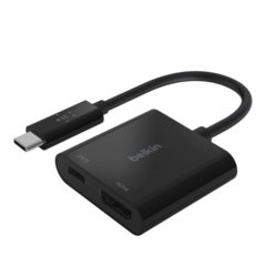 AVC002BTBK USB-C hub Belkin 2 Portar