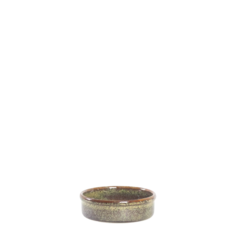 1111458 Brown Round Plate 10.5cm