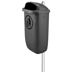 HYK5280540 Papperskorg Mörkgrå 50L