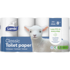 15454343 Toalettpapper Lambi Classic 3-lag 40rl/bal