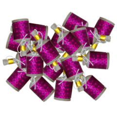 LIN6253 Party Popper Rosa