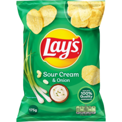 PVB10261404 Lays Chips Sour & Onion 185g