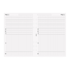 FX9340618 Anteckningsblad Vit A5 Linjera