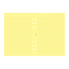 FX9343010 Anteckningsblad Gul A5 Linj.