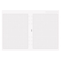 FX9342905 Anteckningsblock Vit A5 Rutat