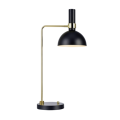 MS106973 Bordslampa Larry Svart/Mässing