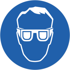 SKMX164 Golvdekal Ögonskydd Ø410mm