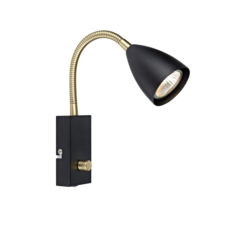 MS106589 Vägglampa Ciro Flex Mässing