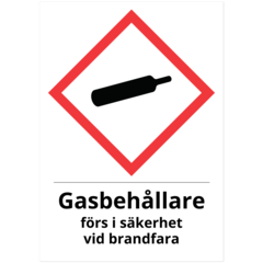 SKMX118 Dekal Gasbehållare 210x297mm