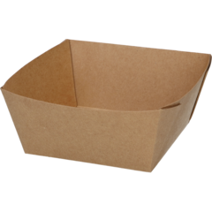 119202872 Matbox BioPak Viking Cube Låg 510ml Brun